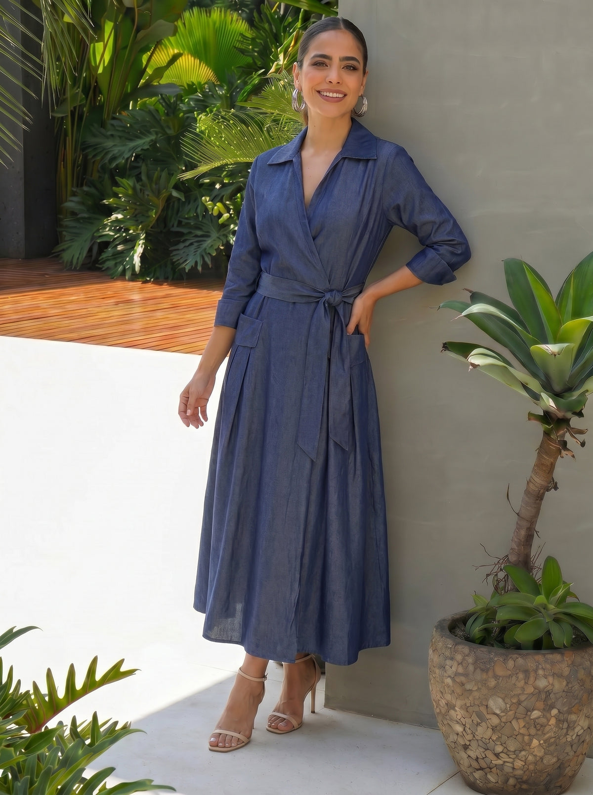 VESTIDO EN TENCEL
