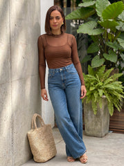 blusa mesh