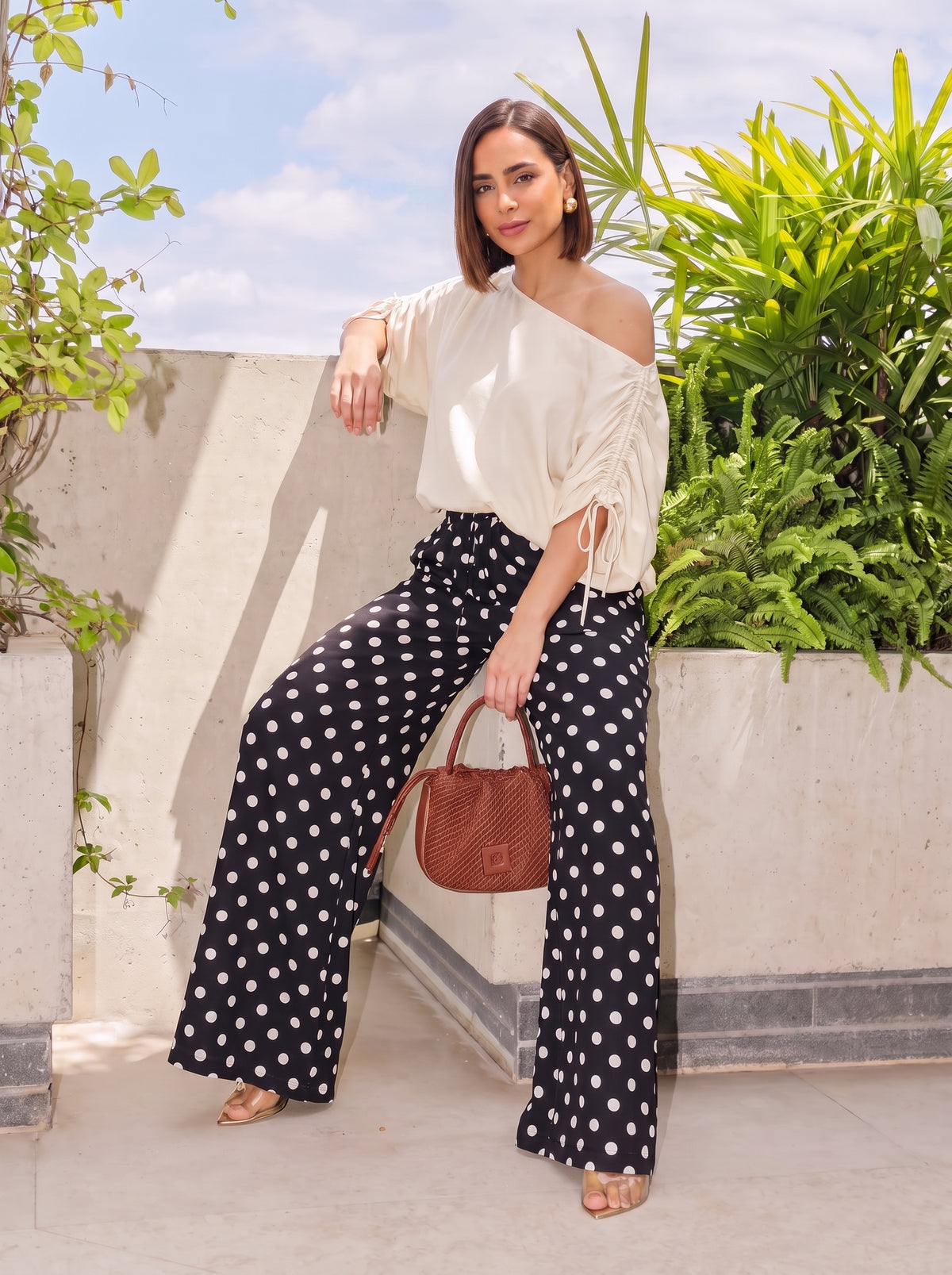 Pantalon lunares