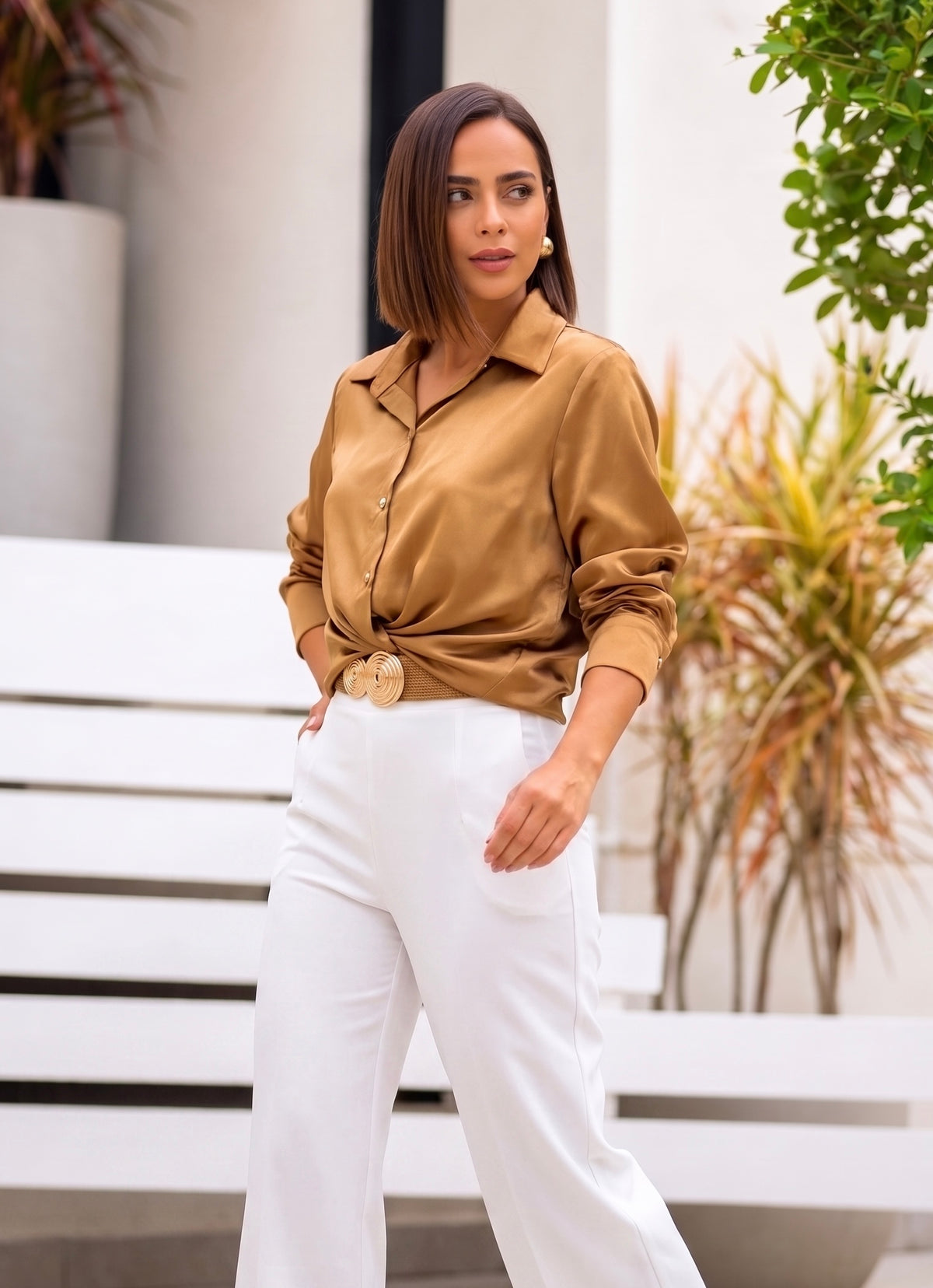 CAMISA SATINADA