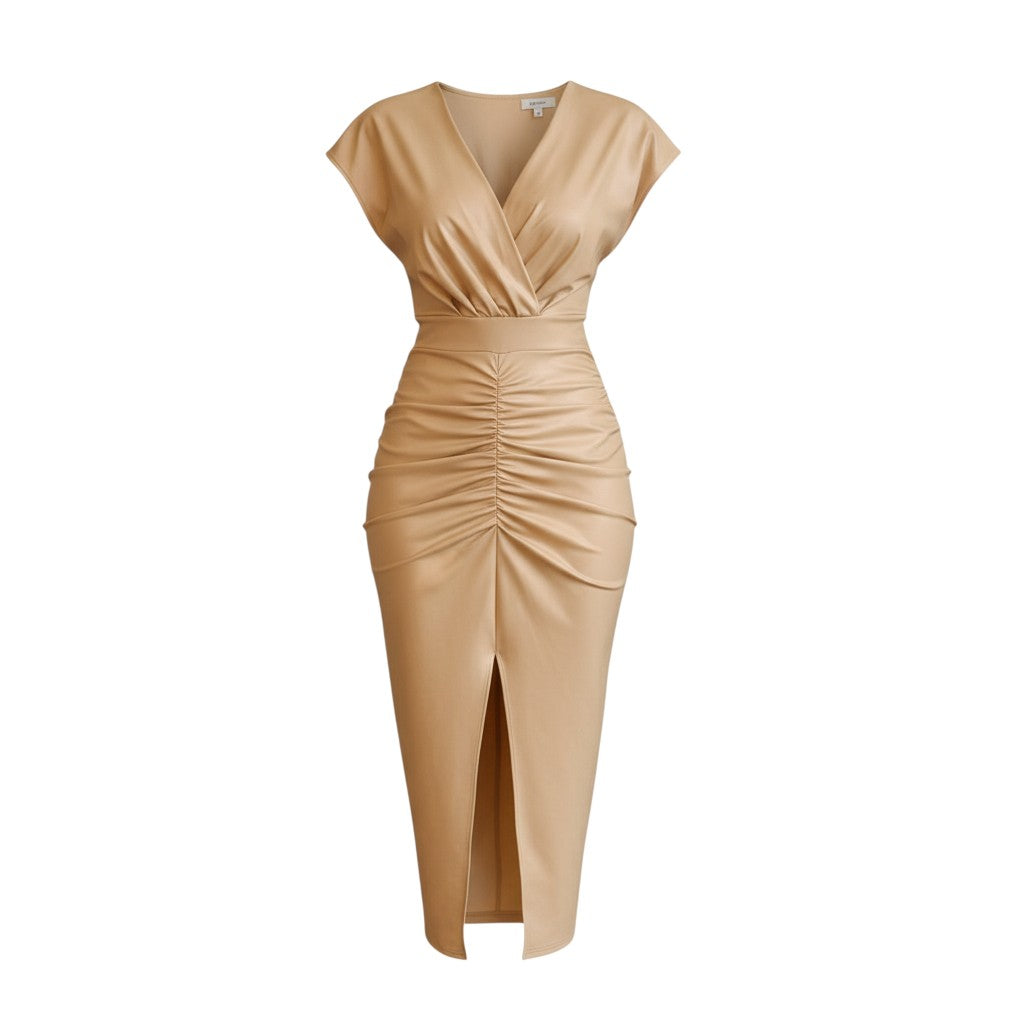 VESTIDO MARCIA DORADO